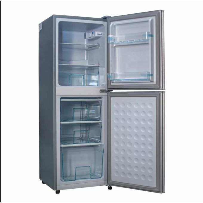 Nasco 116 Litre - NASD2-14FL Table Top Double Door Fridge - Silver