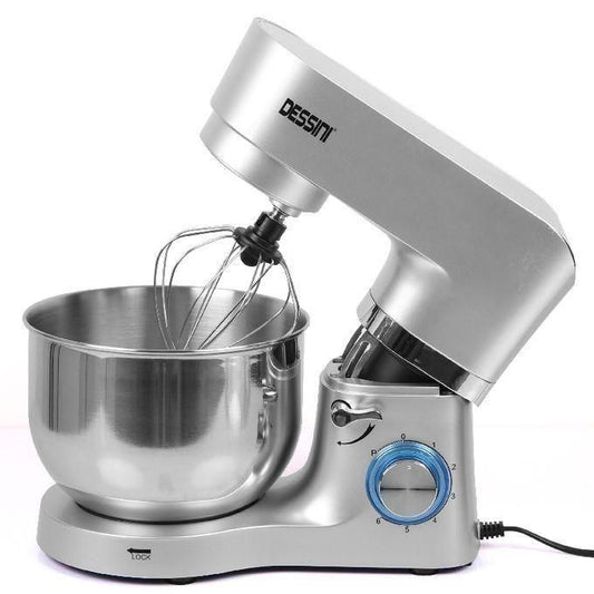 Dessini 6.2L 3-in-1 High-Quality Stand Mixer - 5 Speed With Turbo - Silver