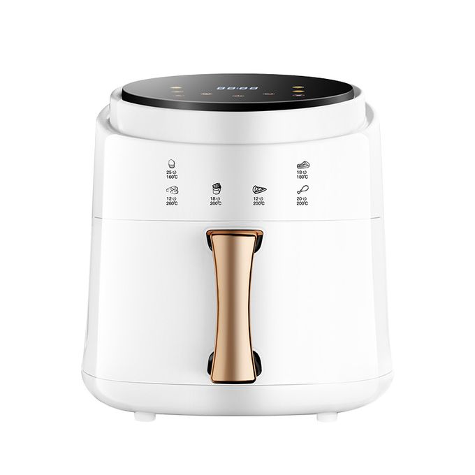 8L Oil-Free Air Fryer, 360° Rapid Air Circulation - White